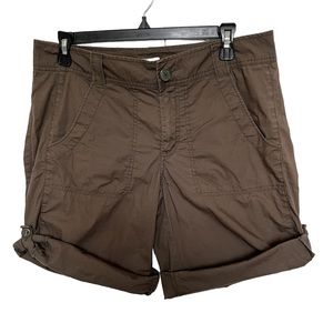 Nike ACG All Condition Gear Khaki Roll Tab Hiking Shorts green size 8